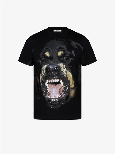 givenchy dog tee shirt|Givenchy rottweiler t shirt.